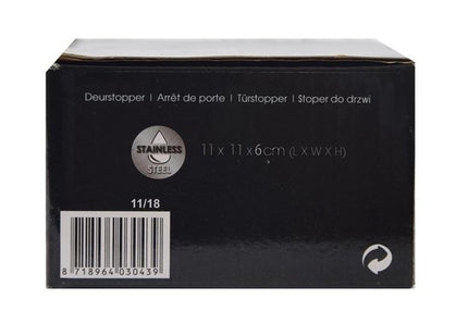 Deurstopper Deurklem - Binnen - Zwart - Deurvastzetter - Deurklemmer 11cm x 11cm x 6cm