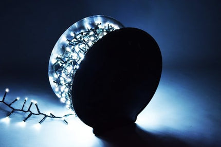 Kerstverlichting buiten 25 meter 1250 LED - Wit - Lichtsnoer Nano Koperdraad - IP44 Stekker met timerfunctie - Kerstboomverlichting - geschikt voor binnen en buiten - kerstverlichting led
