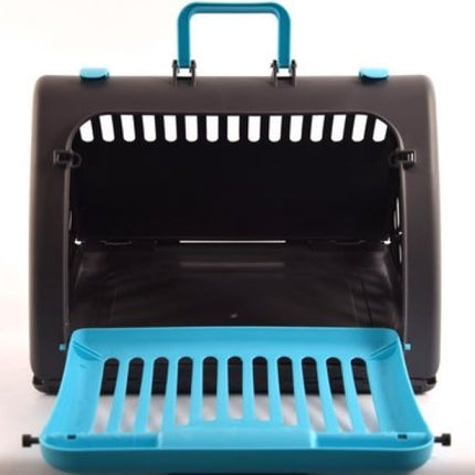 Transportbox voor uw Hond - Honden transportbox - transportbox hond opvouwbaar - hondentransportbox - transportboxen Goedkope transportboxen hond - Transportkooi - Blauw
