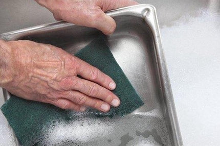 5 Kleurige Professionele schuurpads middel grof | Gekleurde schuurlapjes | schuurvlies | Spons | Sponzen | schoonmaak | Keukenartikelen
