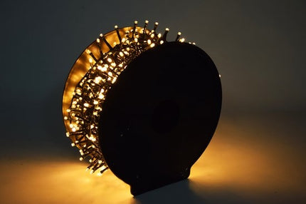 Kerstverlichting buiten - 25 meter 1250 LED - EXTRA Warm Wit - Lichtsnoer Nano Koperdraad - IP44 Stekker met timerfunctie - Kerstboomverlichting - geschikt voor binnen en buiten - kerstverlichting led