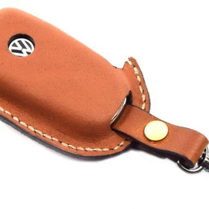 Handgemaakt Volkswagen Sleutel Cover | Lederen sleutelhoesje | beschermhoesje | autosleutel