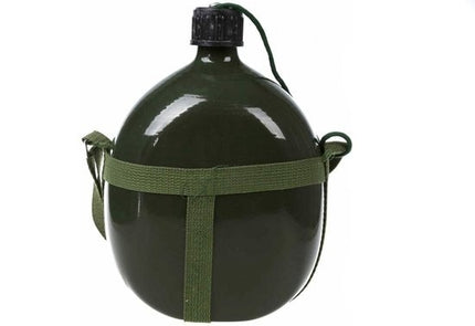 Militair Drinkfles | veldfles - Militair |1.4 liter - heupfles - legergroen - met schroefdop |