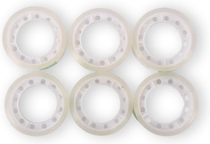 Doorzichtige Verpakkingstapes - Transparante Plakbandrollen - 12mm x 10m - Lichtgewicht Plastic - Inclusief 30 Stuks - Totale Gewicht 175g