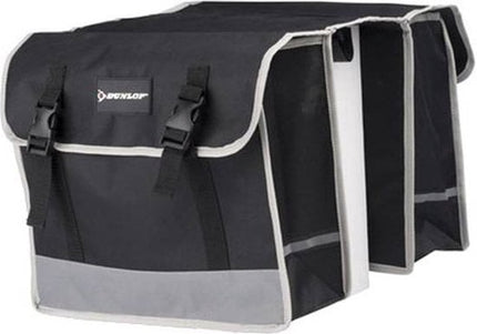 Dunlop Dubbele Fietstas - Zwart- 26 liter 