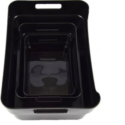 9x Opbergbox | Bakjes - Opbergbak | Gereedschapsbak - 5l -6l - 10 l Recycled Kunststof