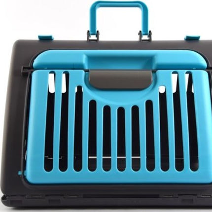 Transportbox voor uw Hond - Honden transportbox - transportbox hond opvouwbaar - hondentransportbox - transportboxen Goedkope transportboxen hond - Transportkooi - Blauw