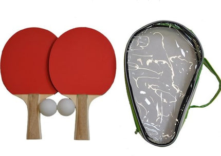 Tafeltennis - tafeltennisset- tafeltennis set Sports Active met 3 ballen