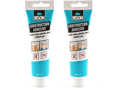 3x Constructielijm - Montagelijm van Bison met 200 gram -