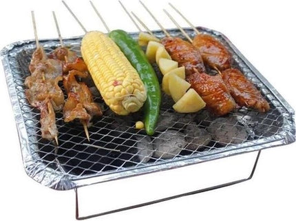 5 Stuks Barbecue - Instant - Wegwerp - Buiten barbecue - Tafel - Rooster - Balkon - Picknick - Barbecue accessoires - Grill - Barbecue kopen - Barbecuen - Barbecue saus -