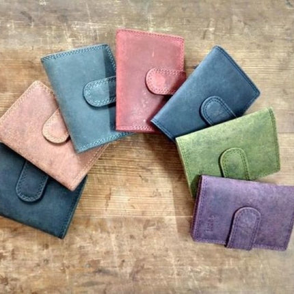 Creditcardhouder Purple Portemonnee - portemonnee dames - portemonnee heren - portemonnee pasjes - Portemonnee creditcard - Portemonnee met creditcardhouder - creditcard portemonnee - Lederen portemonnee - Paars- RFID Protected Anti skim - 4E-106