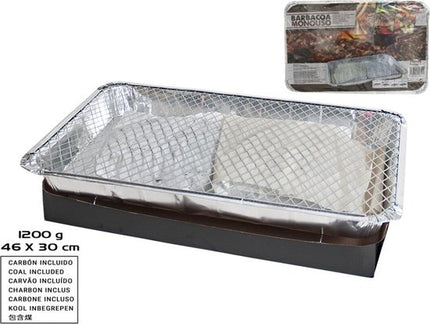 3 Stuks |Instant Picnic wegwerp BBQ| voor 12 personen | Wegwerp - Buiten barbecue - Tafel - Rooster - Balkon - Picknick - Barbecue accessoires |wegwerpbarbecue |Grill - Barbecue kopen - Barbecuen - Barbecue saus-1200g 