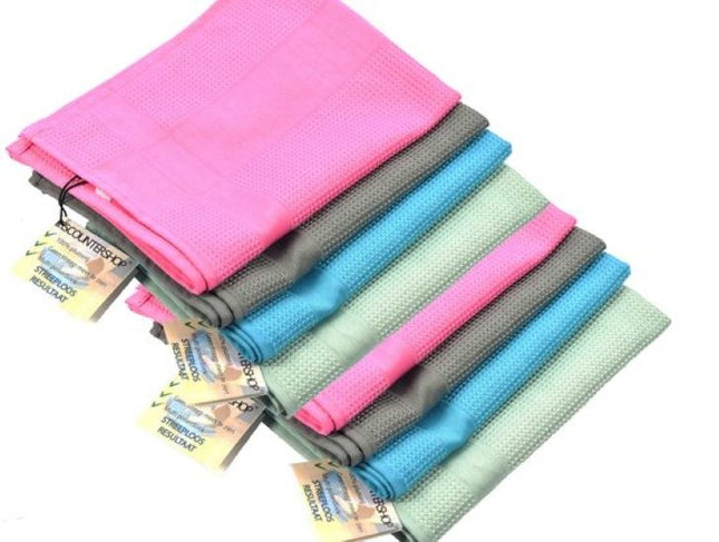 Set van 8 Professionele Polierdoek streeploos| Glazendoek | glaswerk | Poleerdoek | 42 x 68 cm