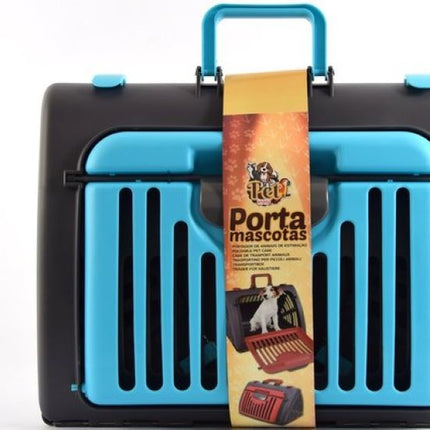 Transportbox voor uw Hond - Honden transportbox - transportbox hond opvouwbaar - hondentransportbox - transportboxen Goedkope transportboxen hond - Transportkooi - Blauw