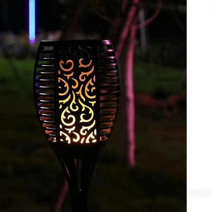 4x Solar 50cm Tuinfakkel met sensor 36 Led 300mAh 1.2V – Tuinverlichting op zonne-energie – Buitenverlichting
