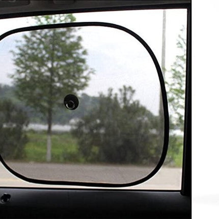 Zonwering Zonnescherm Auto UV Protectie 2 Stuks Autozonwering Voor Autoraam Zijruit -Blauw