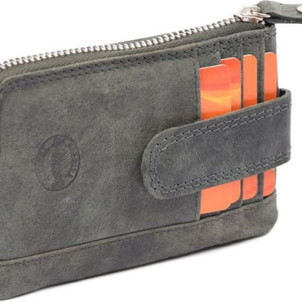 Portemonnee Autosleutel RFID Antidiefstal Sleutel Etui - RFID ALLEEN JE PASJES - portemonnee dames - portemonnee heren - portemonnee pasjes - Portemonnee met creditcardhouder Sleuteletui - Sleutelmapjes - Sleuteltasje dames - 4E-008 - Grijs