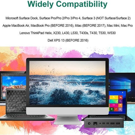 Mini DisplayPort Naar HDMI Adapter - Mini DP Hub - Thunderbolt To HDMI converter - Thunderbolt 3 - Compatible Apple Macbook - IMAC - Surface Laptop / Pro - Dell - Lenovo - Samsung - HP - Zwart