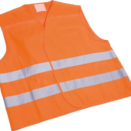 veiligheidsvest in mooi zak oranje/geel 2 stuks Veilig safety | Veiligheidshesje | Bouw | Verkeer | veiligheidsvest voor veiligheidswaarschuwing - Oranje/Geel