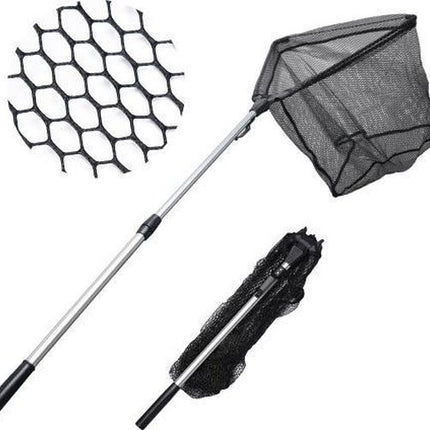4x Visnet - vissennet - schep - Schepnet Opvouwbaar Aluminium 180 cm 