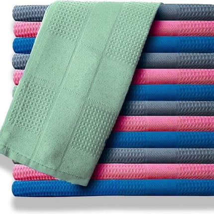 Set van 8 Professionele Polierdoek streeploos| Glazendoek | glaswerk | Poleerdoek | 42 x 68 cm