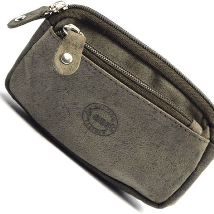 Sleuteletui portemonnee autosleutel RFID Antidiefstal-RFID ALLEEN JE PASJES Sleutel Etui Sleuteletui portemonnee - portemonnee etui - ring portemonnee - pasjeshouder met rits - rits portemonnee - 3 ritsen portemonnee - buffelleer portemonnee
