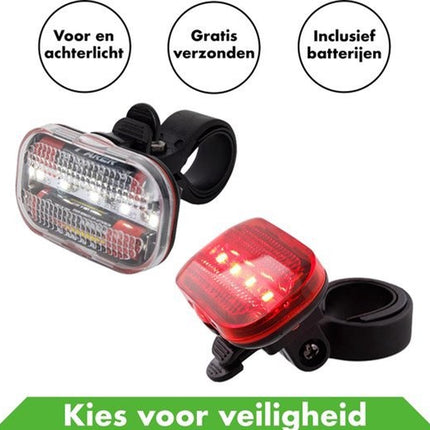 Led Fietsverlichting  -  beste fietsverlichting 2021 - fietsverlichting set - fietsverlichting action taker