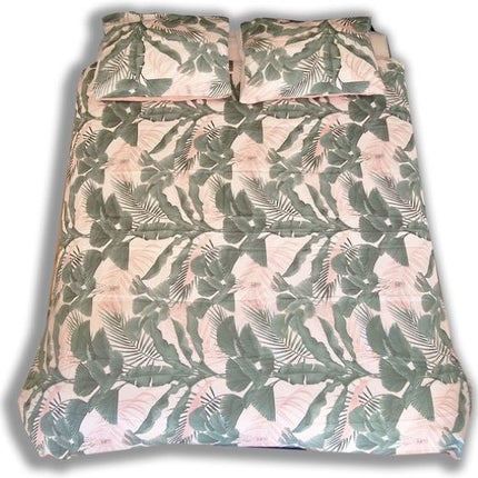 Wild Plants - Dekbedovertrekset - Tweepersoons - 200x200/220 + 2 kussenslopen 60x70 - Groen - Katoen
