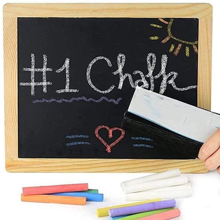 Schoolbord krijt gekleurd | 7 x 8,3 x 12,5 cm| 100 stuks |vrolijk Kleuren | Buitenspelen | Artistiek speelgoed - Spelen op straat - Krijten | Pakket schoolkrijt | Kleurplezier |Topper!