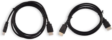 HDMI-kabel 4k Ultra HD - HDMI naar HDMI - HDMI M/M - 1.4 - 1.50 meter - Zwart - CE-markering - Geschikt voor Computer en Televisie