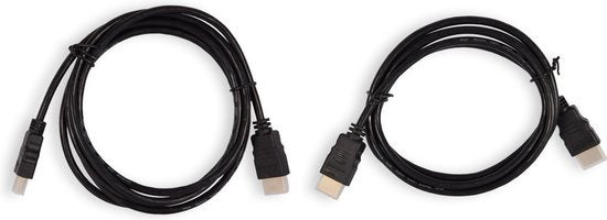 HDMI-kabel 4k Ultra HD - HDMI naar HDMI - HDMI M/M - 1.4 - 1.50 meter - Zwart - CE-markering - Geschikt voor Computer en Televisie