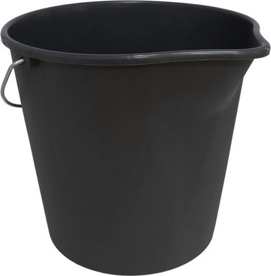 Gerimport Emmer 12 Liter 31,5 X 30,5 X 27,5 Cm Zwart