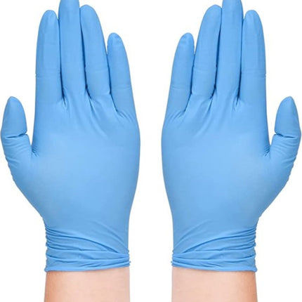 200 stuks nitril handschoenen synthetische onderzoekshandschoenen van vinyl - poedervrije, latexvrije, wegwerphandschoenen voor medisch gebruik, voedselbereiding en reiniging - Hoogwaardige en veelzijdige bescherming - MAAT S