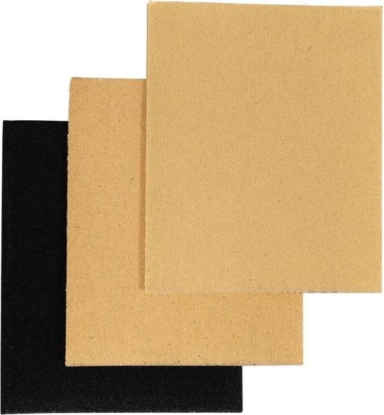 Schuurpapier 14 cm x 11.4 cm - 36 stuks
