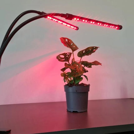 Kweeklampen voor Planten met USB oplader/adapter 3.0 - Groeilamp - LED Full Spectrum - 40 Watt - Automatische Timer 3-9-12 uur - 3 stuks LED