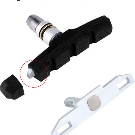 2 set Universele Rubberen Fiets V Remblokken Set - 2 Paar – 4Stuks – 70mm | Rubber Remblokjes | Fietsen Remblok | Remblokkenset | Remblokset Geschikt voor Mountainbike, Stadsfiets, Vouwfiets en Tourfiets