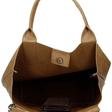 Enrico Benetti Caen Handtas - Dames - Kunstleer - Taupe