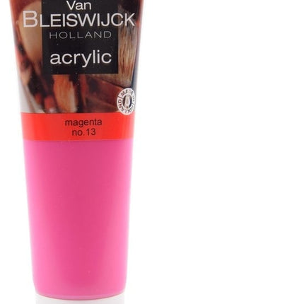 Acryl verf 250 ML - Watervaste verf - Acrylverf magenta nummer 13