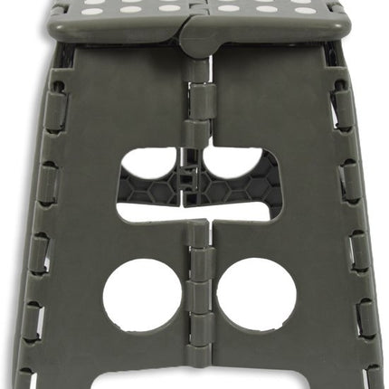 Opstapkrukje Max. belastbaar gewicht 100 KG Opstapkrukje - opstapje/trappetje grijs groen met anti-slip -100 kg - oppervlak 29 x 22 cm