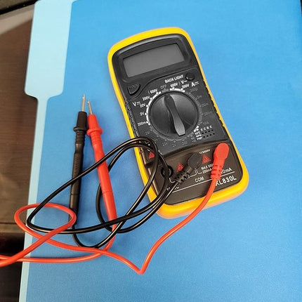 Digitale Multimeter - AC / DC - Incl. 9V Batterij, Klemtangen & Opberghoes - Multi Meter