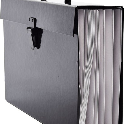 3 stuks Map Met Handvat - Bestandsmap - Sorteermap - Officemap - Documentenmap - Archiefkast/koffer 36x26 x 10 cm - Kantoor - Map - Papier - Office - Kantoor accessoires - Office mapping - Bureau - Office mappen - Kantoorartikelen