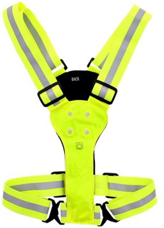 Goedkope Discountershop Reflecterend hardloopvest - Hardlopen - Led Vest - Hardloopaccesoire