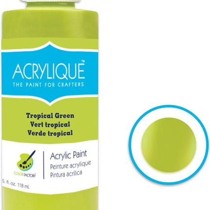 Acrylverf waterbasis Tropical Green " Tropisch Groen " 118ml - Sneldrogend waterbasis Permanent