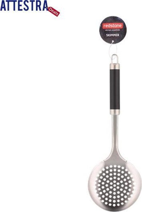 Redstone Schuimspaan RVS - Excellent Houseware - Schuimspaan 36 cm lengte - Opscheplepel - kookgerei