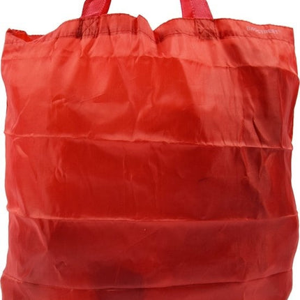 Herbruikbare Tas - Boodschappentas - Tote Bag - Supersterk - Nylon Rood opvouwbare shopper
