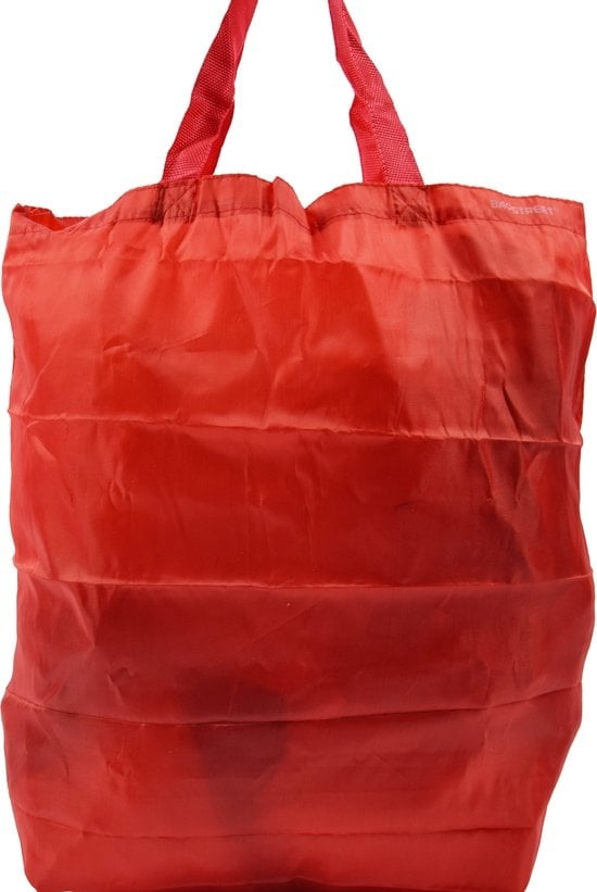 Herbruikbare Tas - Boodschappentas - Tote Bag - Supersterk - Nylon Rood opvouwbare shopper