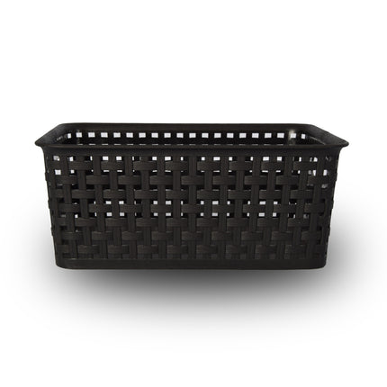 Zwarte Opbergbakken voor Speelgoed - 20x11x25 cm - Houd Kinderspeelgoed Netjes & Geordend!