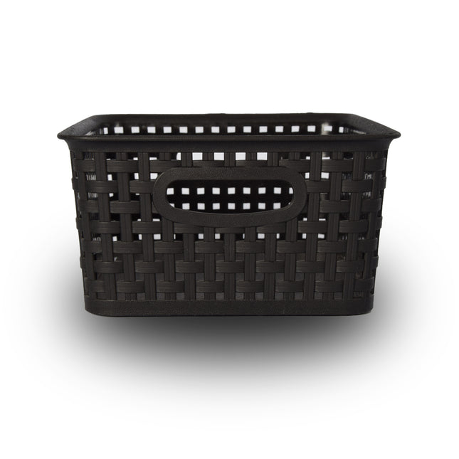 Zwarte Opbergbakken voor Speelgoed - 20x11x25 cm - Houd Kinderspeelgoed Netjes & Geordend!