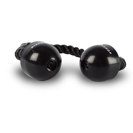 10 stuks | Triceps-touw | zwart | Kabeltouw voor triceps | Trekkoord voor Krachtstation | Tricepskabel | Tricepskoord | Maximale belasting: 200 kg | (lengte/breedte): 5/6,5 cm
