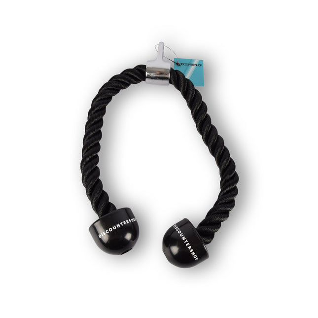 Triceps-touw | Kabeltouw voor triceps | Trekkoord voor Krachtstation | Tricepskabel | Tricepskoord | Tricepsoefeningstouw | Maximale belasting: 200 kg 
